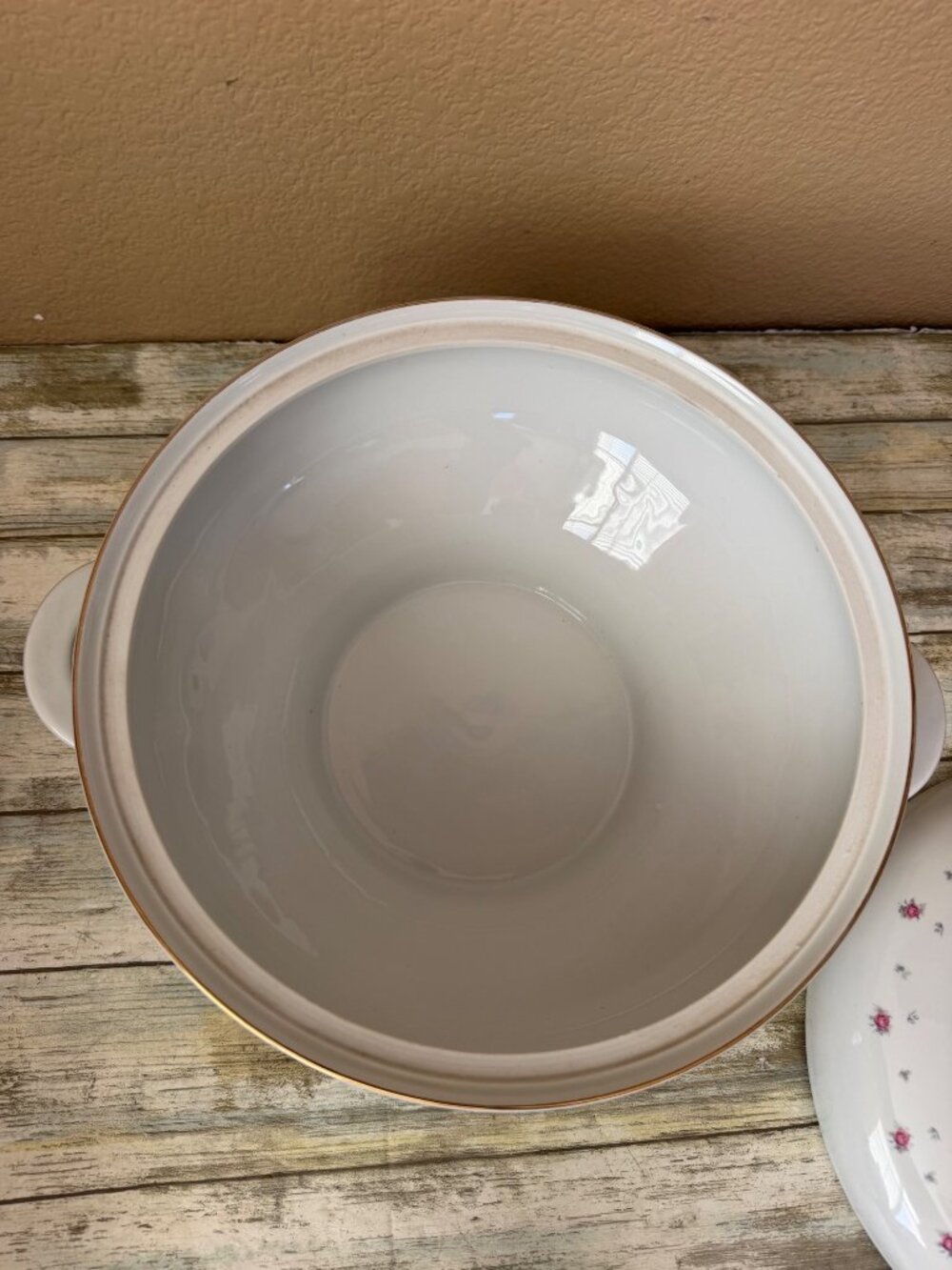 Vintage JLMenau Graf Von Henneberg Covered Porcelain Soup Tureen Bowl GDR - Picture 7 of 13